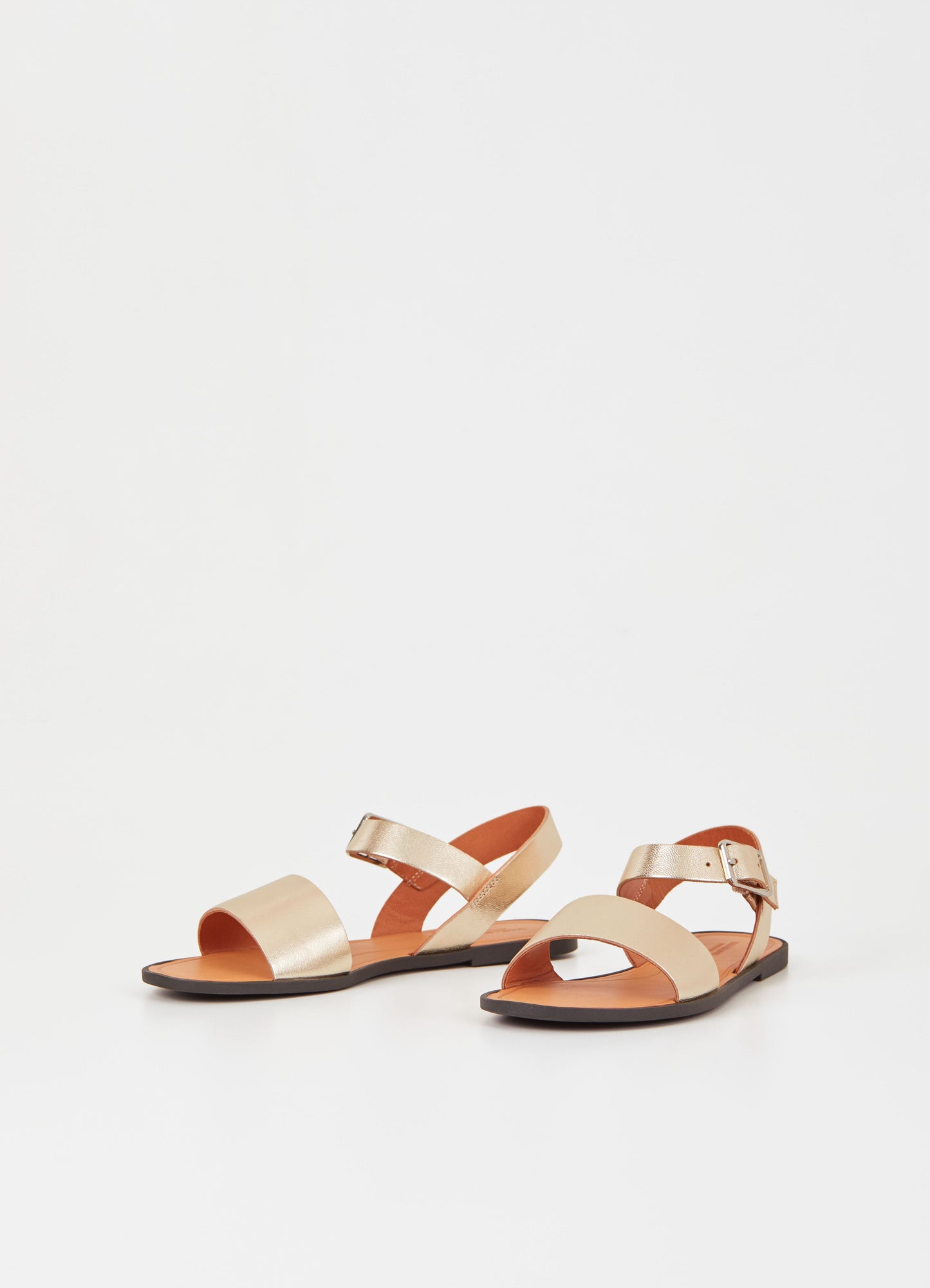 Sandales à brides en cuir certifié | Doré "tia 2.0 gold"
