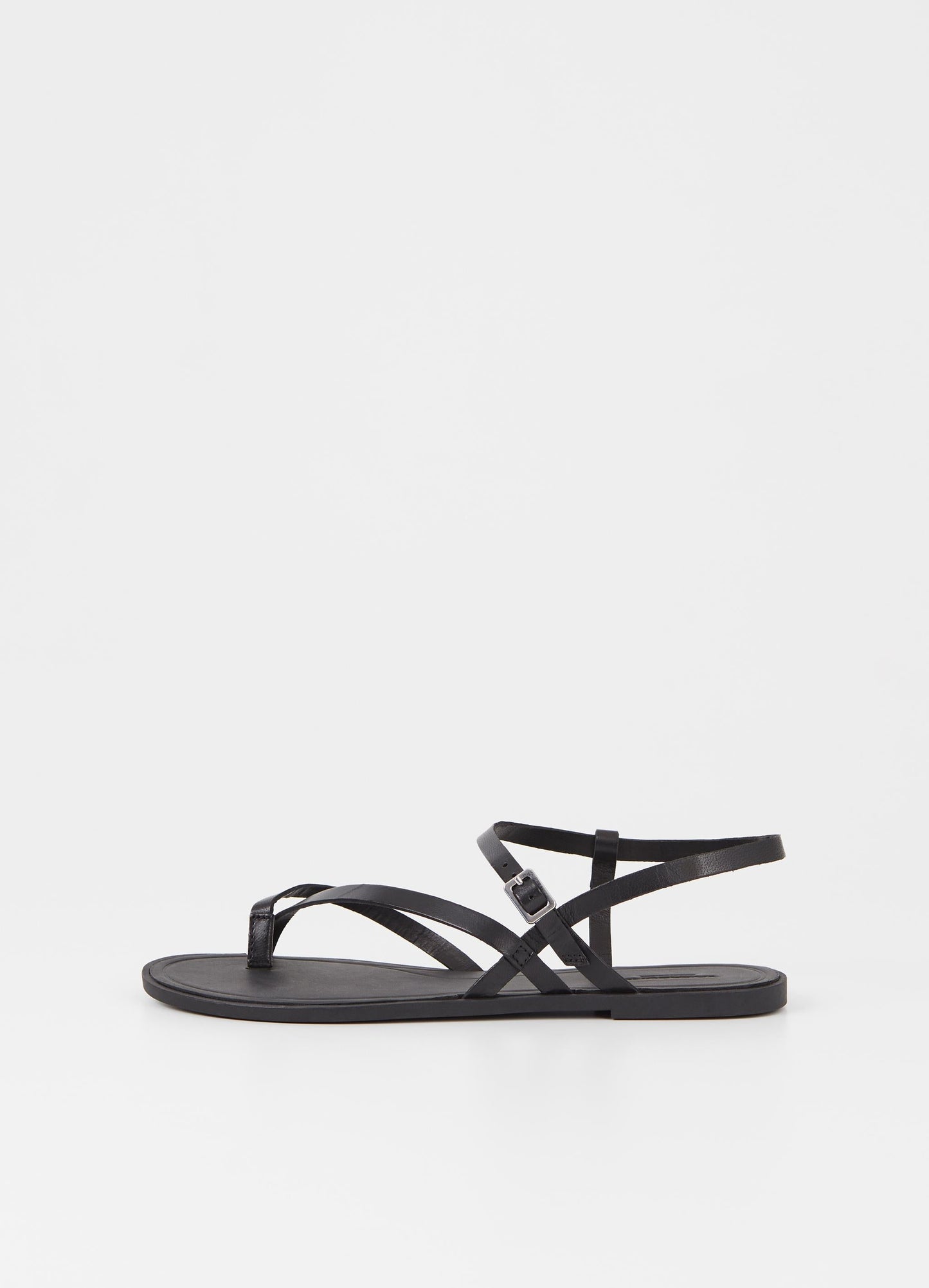 Sandales en cuir certifié | Noir "tia 2.0 black"