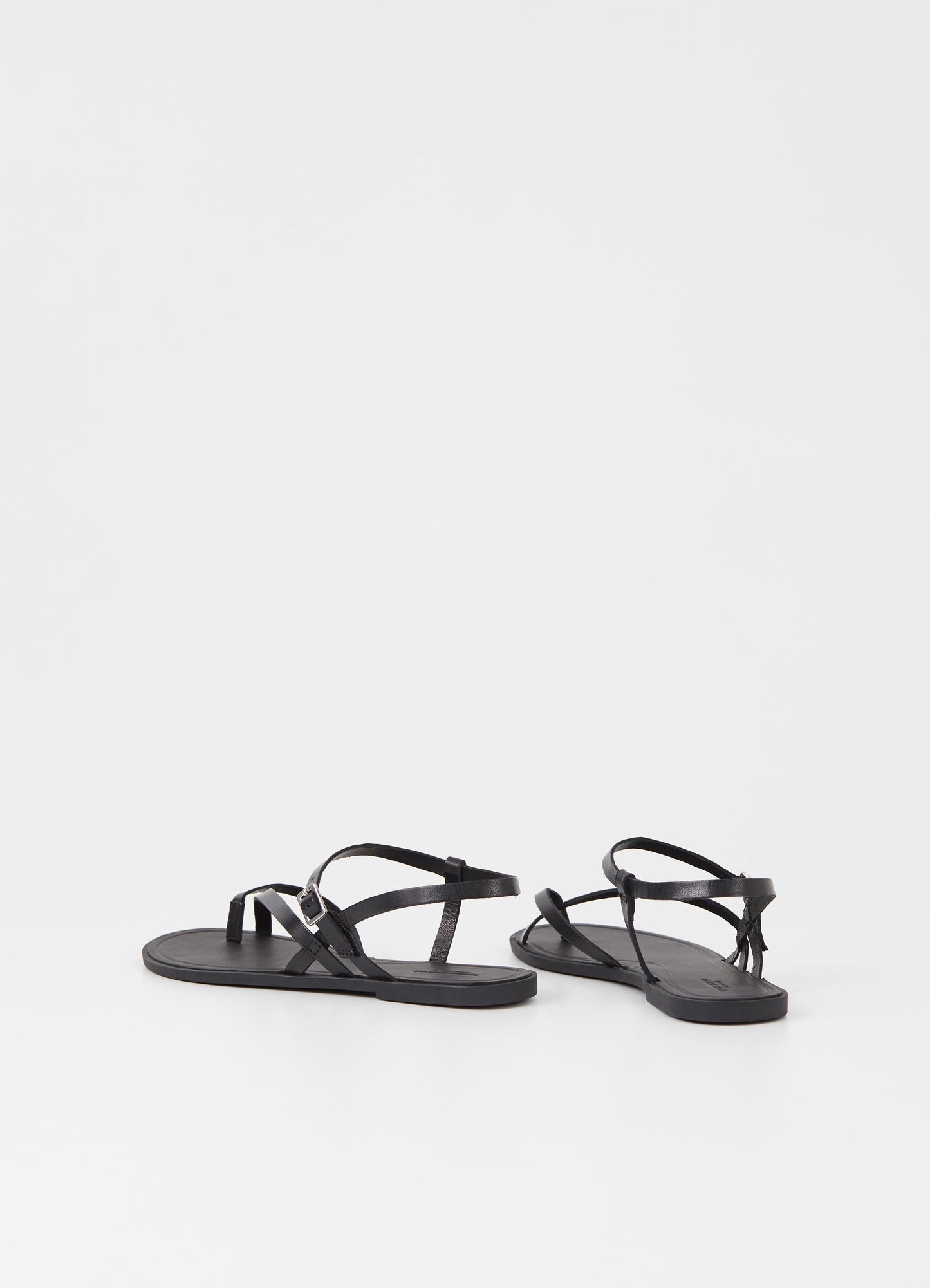 Sandales en cuir certifié | Noir "tia 2.0 black"