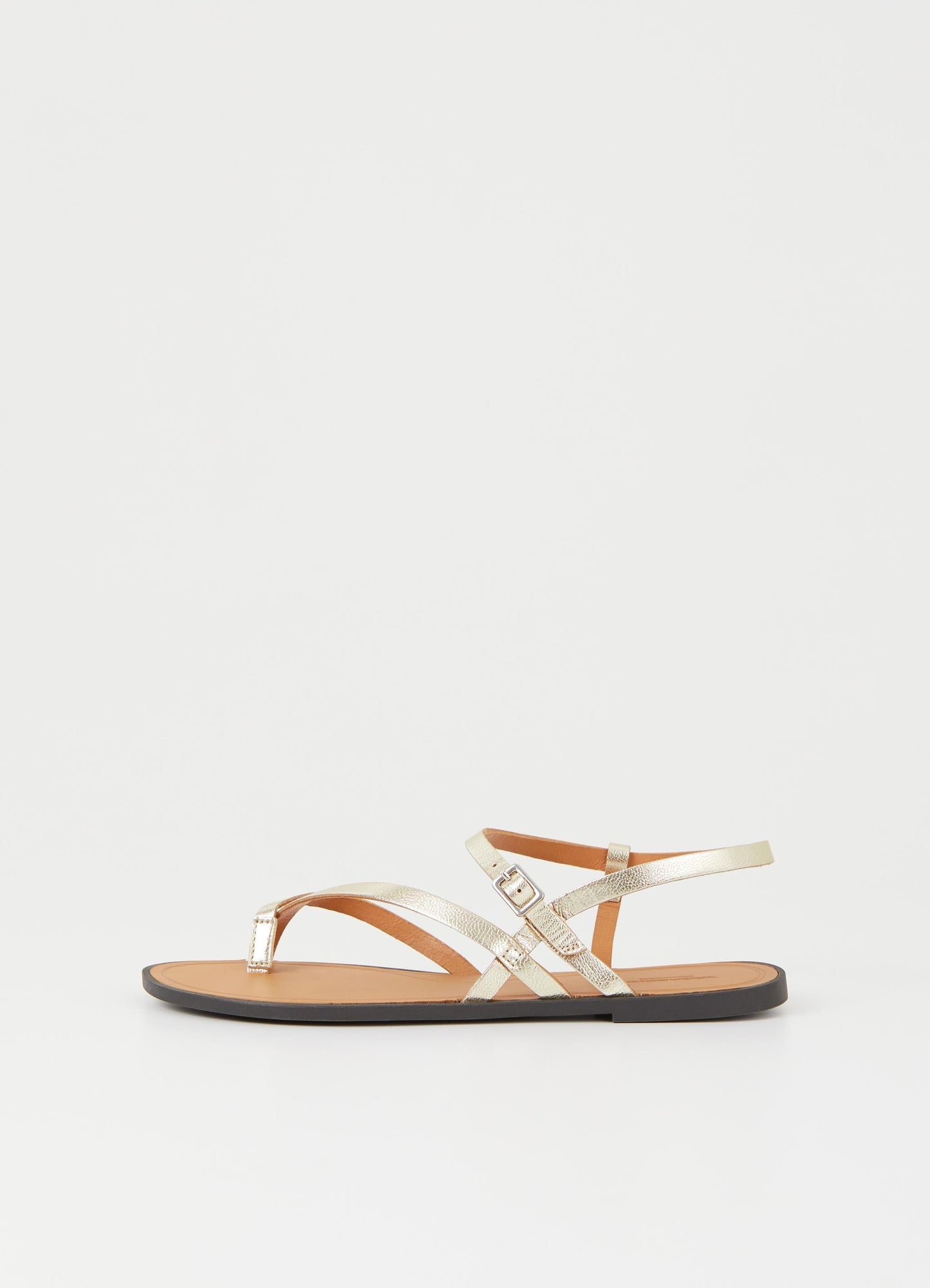 Sandales en cuir certifié | dorées "tia 2.0 gold"