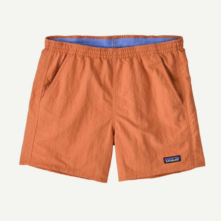 Short en polyester recyclé | orange "W's baggies shorts - 5 in. - rock melon"