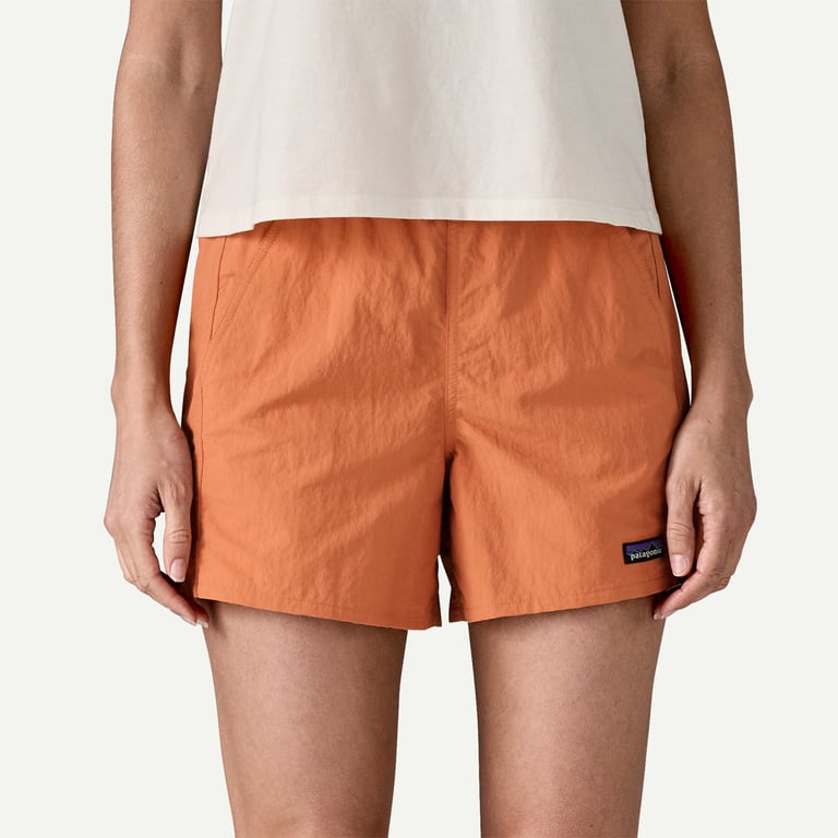 Short en polyester recyclé | orange "W's baggies shorts - 5 in. - rock melon"