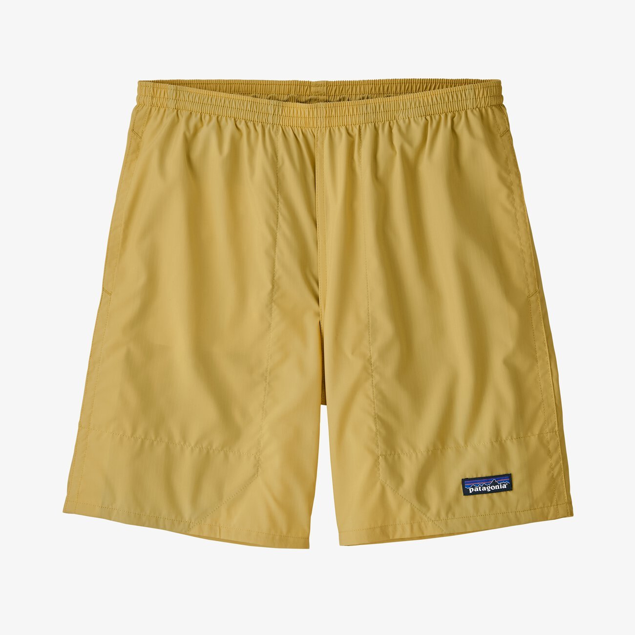 Short léger jaune en recyclé