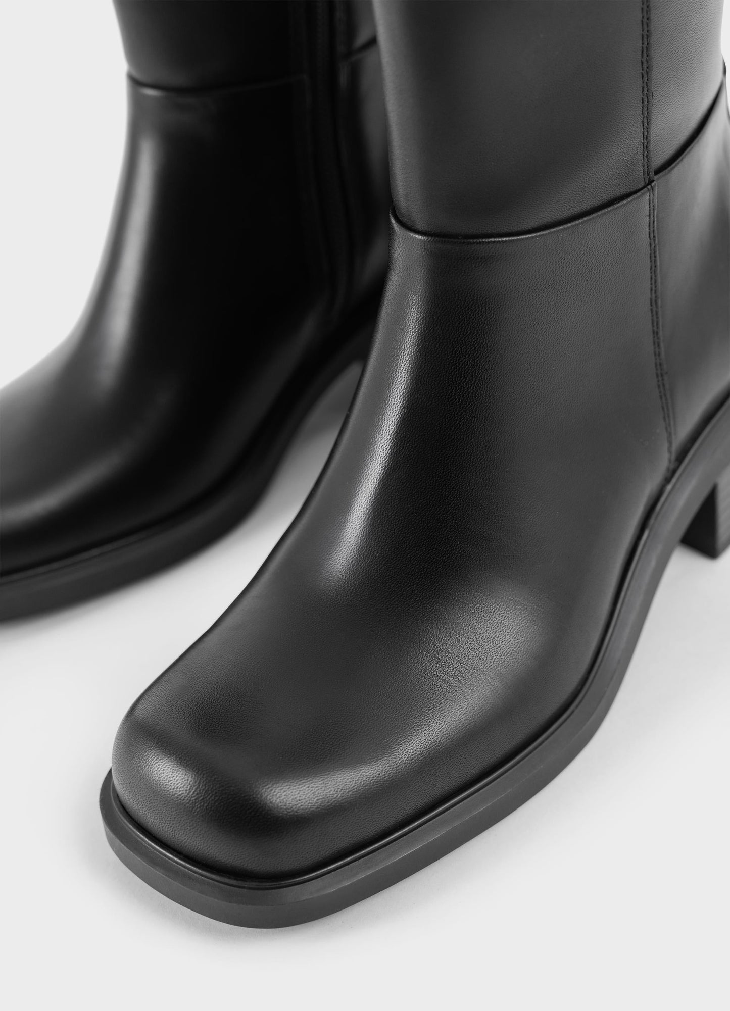 Bottines en cuir certifié | noir "daniella - black"