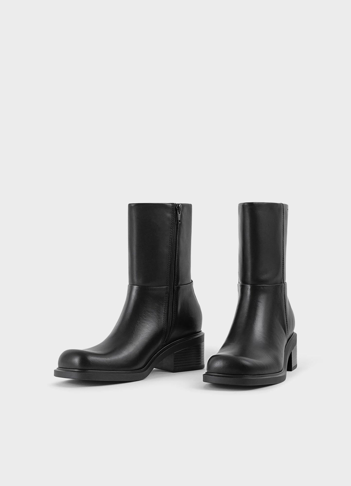 Bottines en cuir certifié | noir "daniella - black"