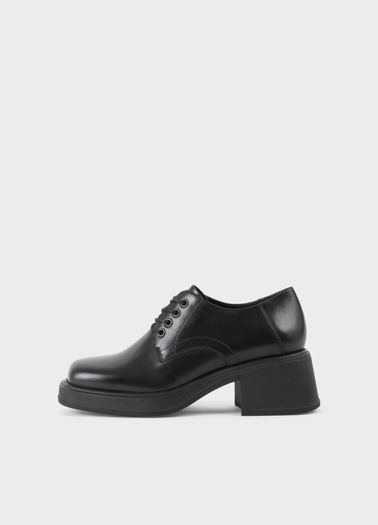 Derbies en cuir - chrome free | noir "dorah - black"