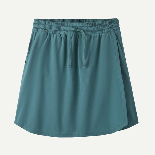 Jupe-shirt en polyester recyclé | bleu "w's fleetwith skort - wetland blue"