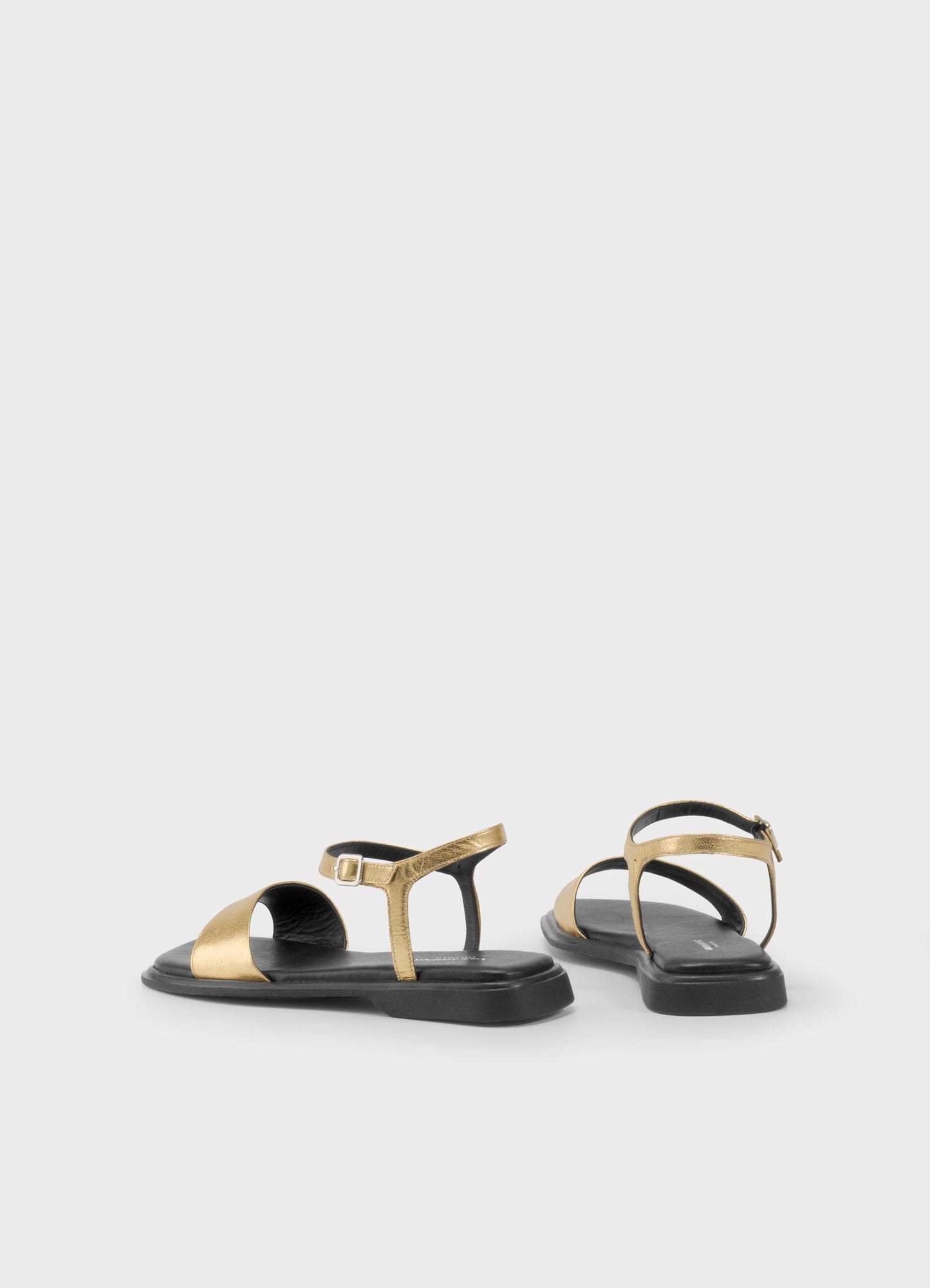 Sandales en cuir certifié | doré "Izzy - gold"