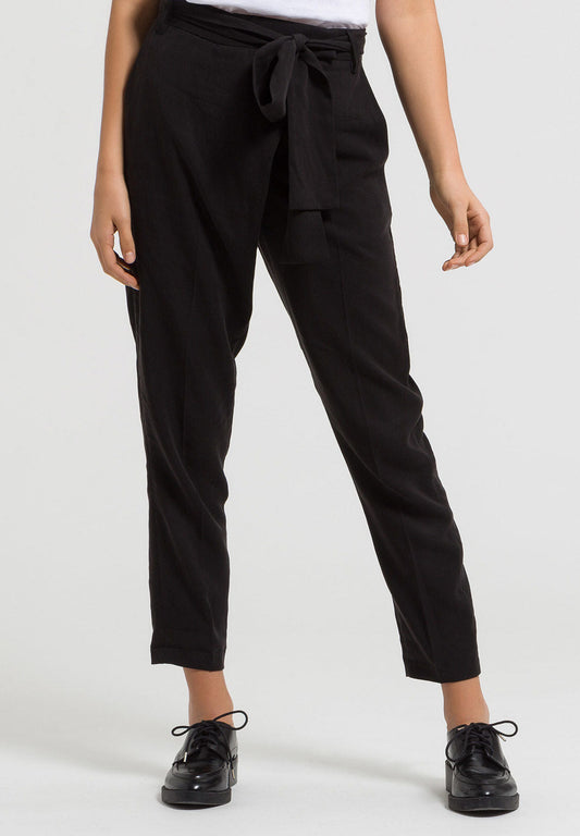 Pantalon noir en tencel - Jolena