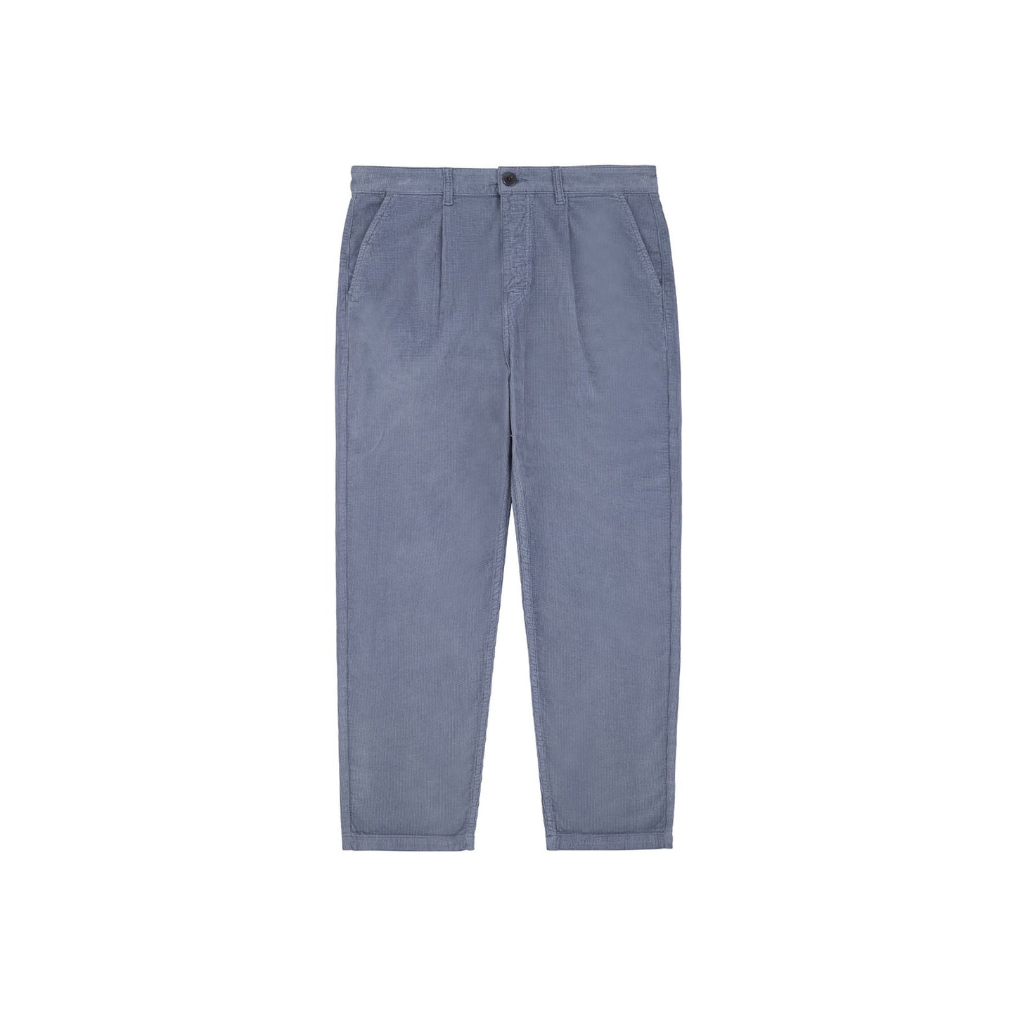 Pantalon droit en coton bio | bleu "storm maguro pant"