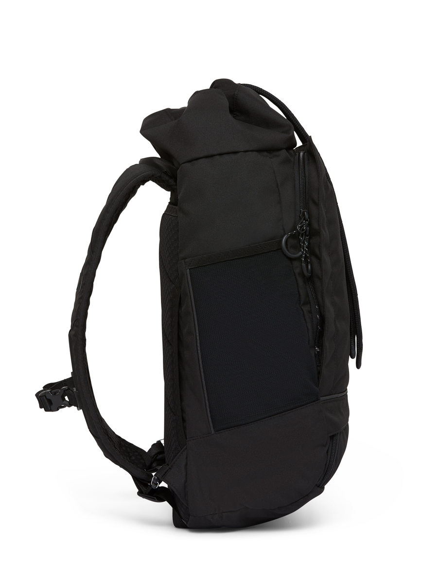 Sac à dos noir recyclé - Blok Medium Rooted black