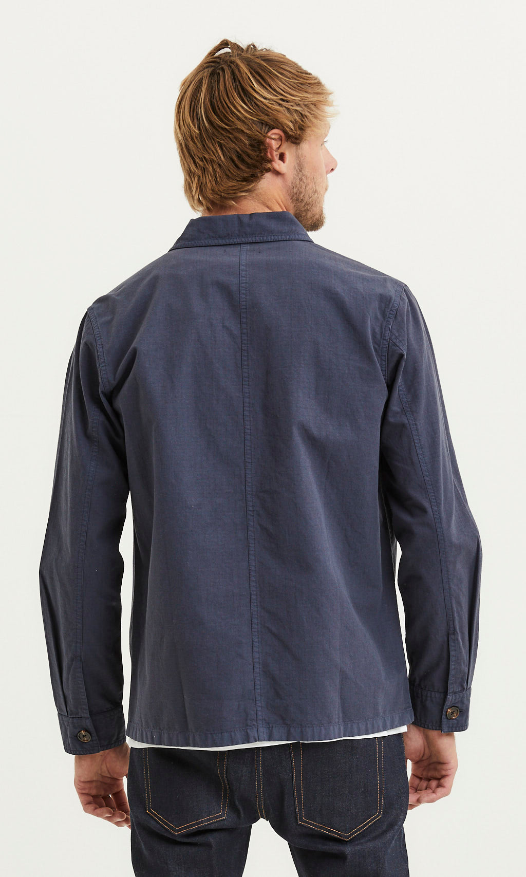 Veste marine en coton bio - Pine