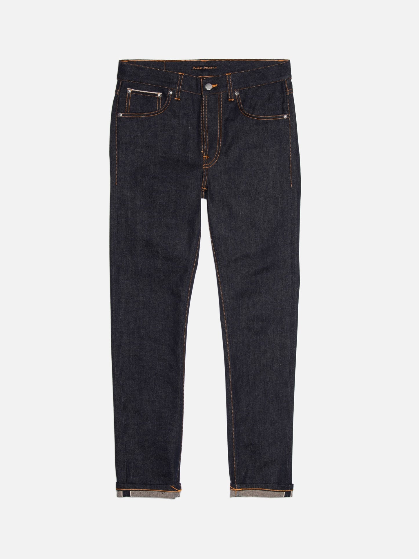 Jean slim en coton bio | Indigo selvage 'lean dean dry true selvage'