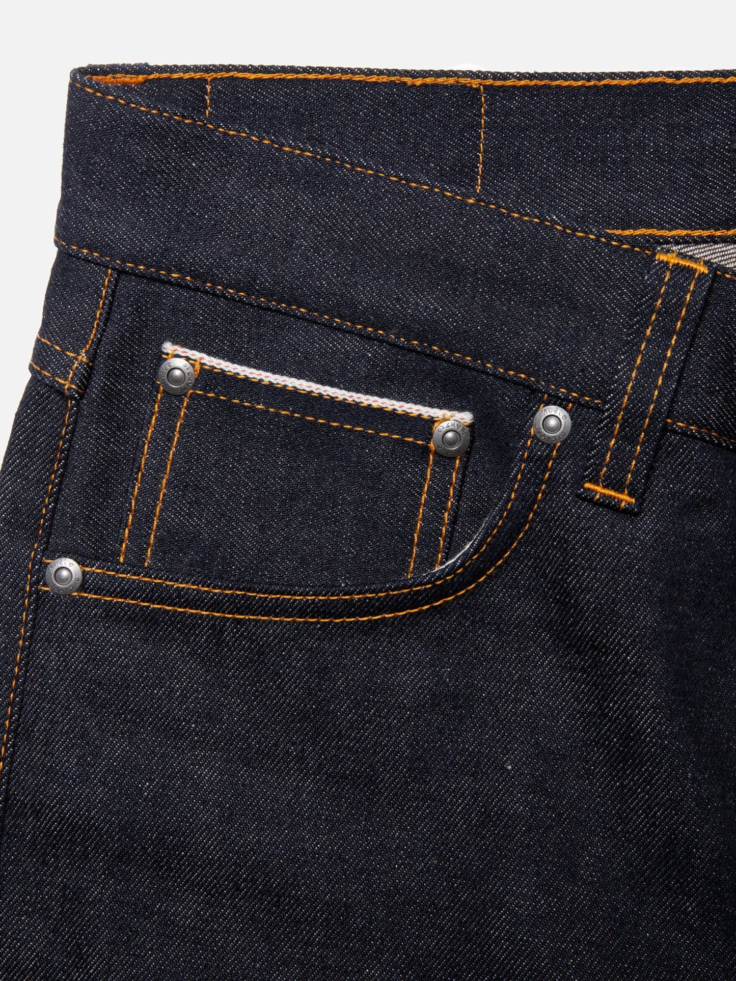 Jean slim en coton bio | Indigo selvage 'lean dean dry true selvage'