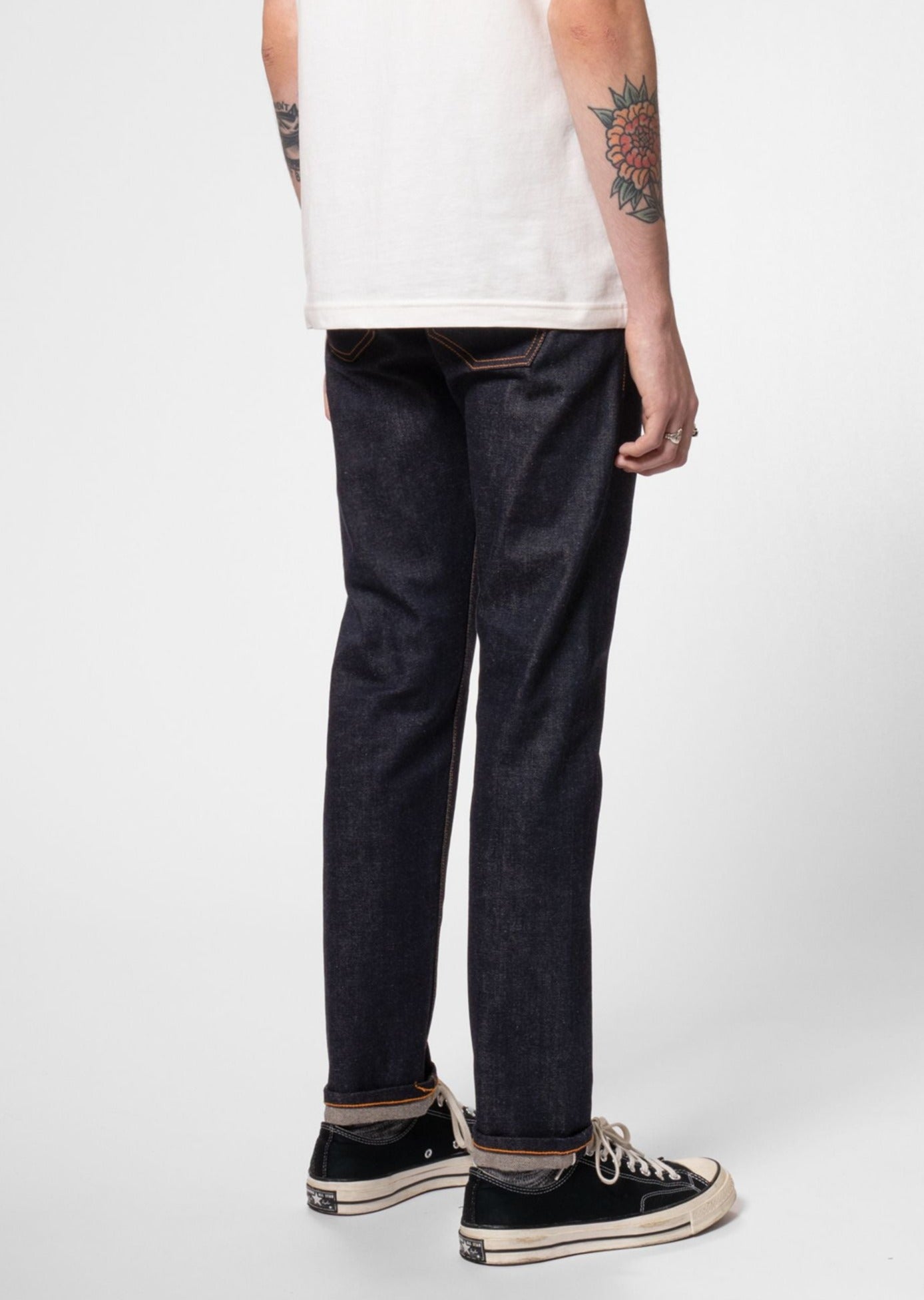 Jean slim en coton bio | Indigo selvage 'lean dean dry true selvage'
