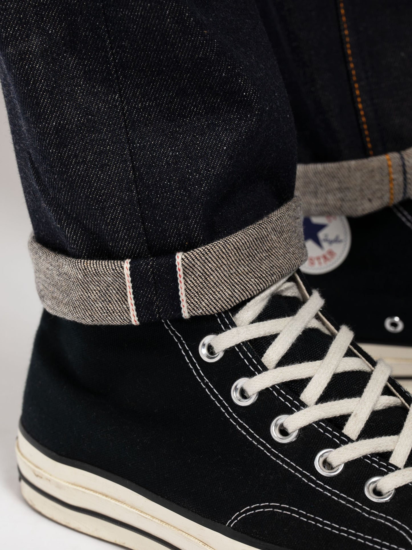 Jean slim en coton bio | Indigo selvage 'lean dean dry true selvage'