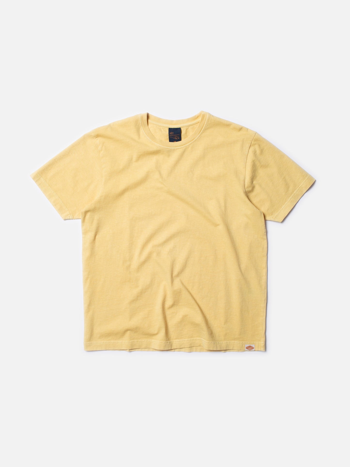 T-shirt en coton bio | jaune "roffe tee citra"