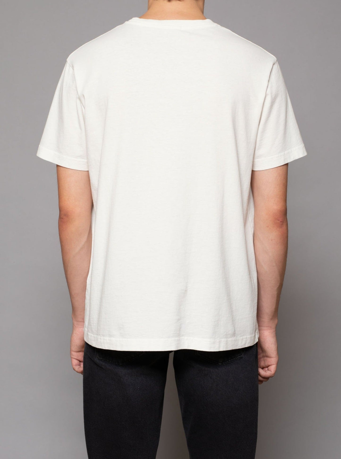 T-shirt blanc en coton bio - uno everyday chalk white