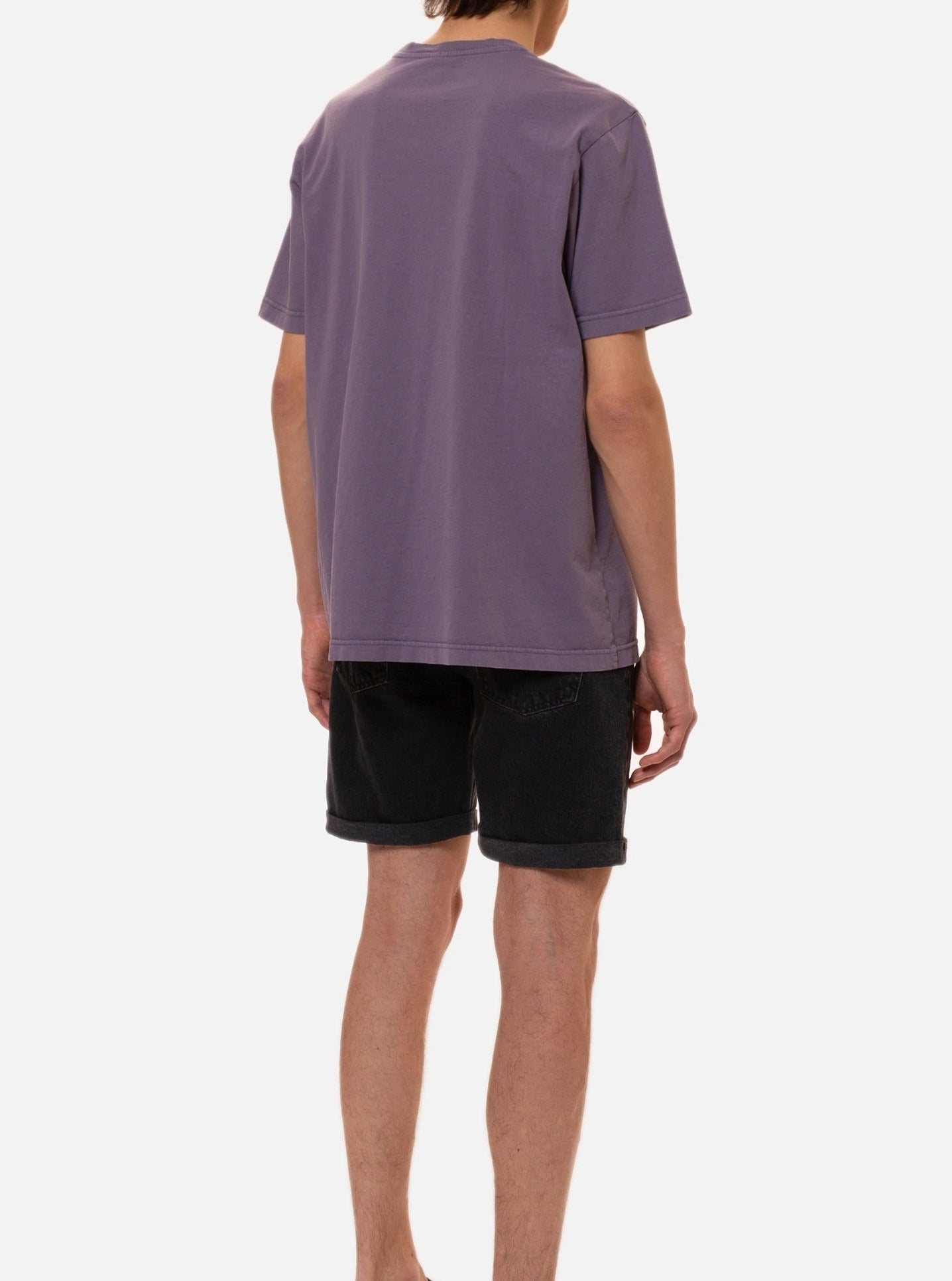 T-shirt lilas en coton bio - uno everyday lilac