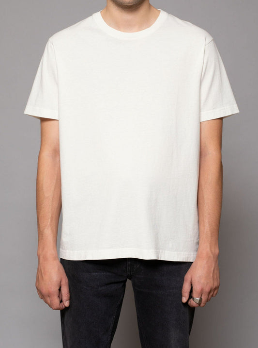 T-shirt blanc en coton bio - uno everyday chalk white