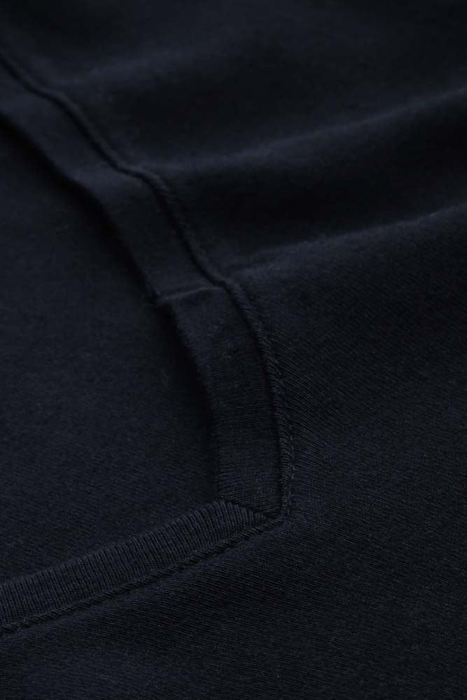T-shirt col v ample en recyclé | noir "Amarissa"