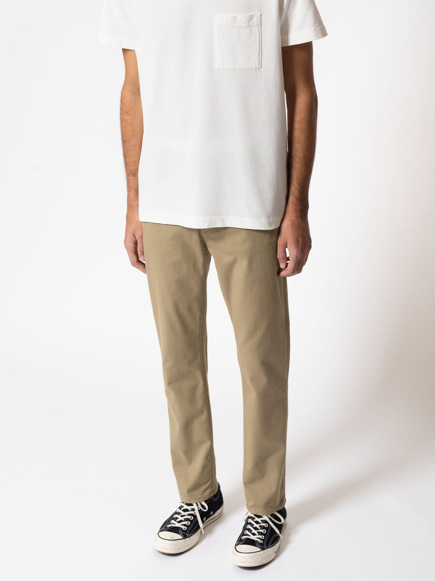 Chino slim en coton bio | Beige "easy alvin beige"