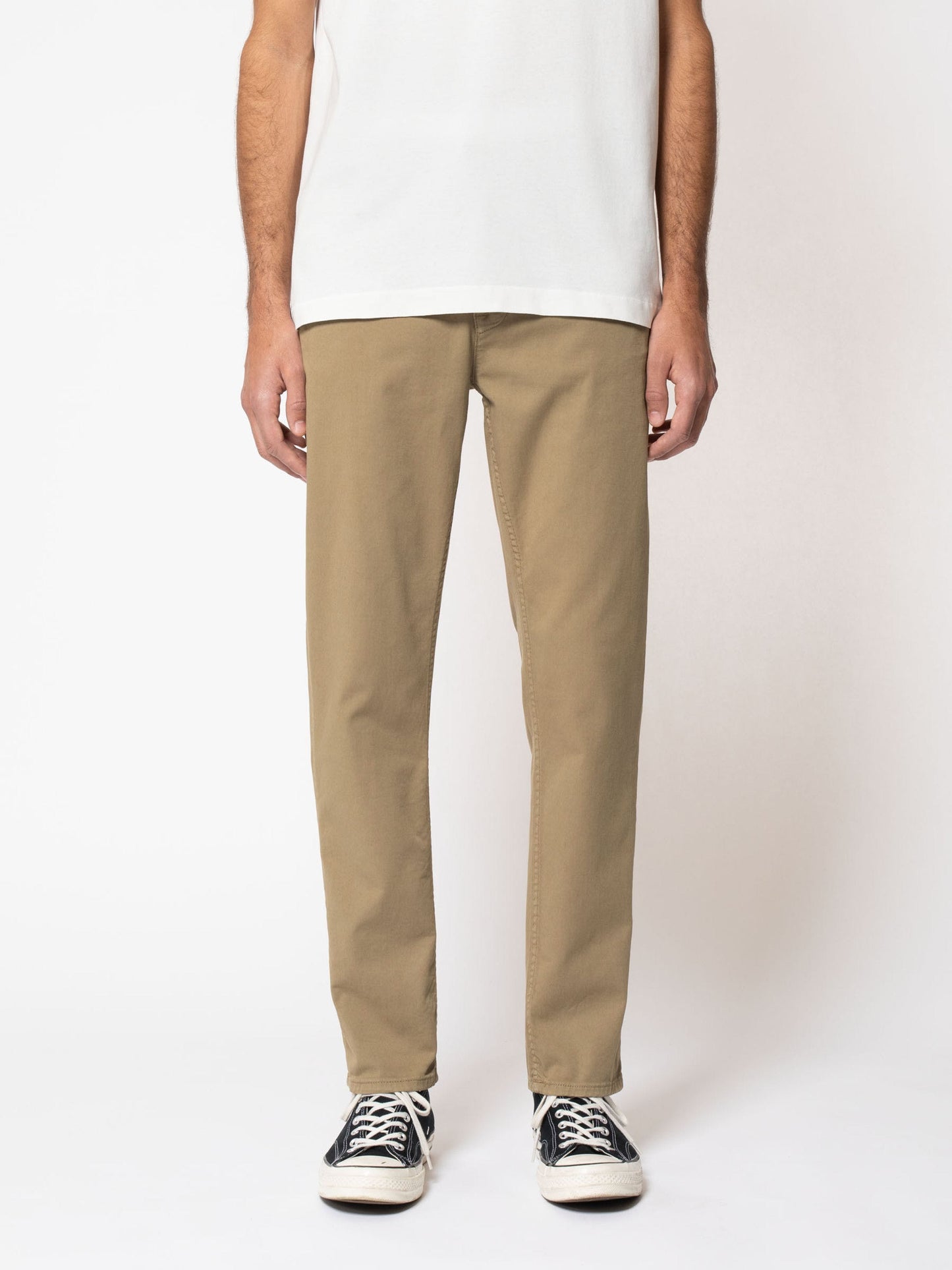 Chino slim en coton bio | Beige "easy alvin beige"