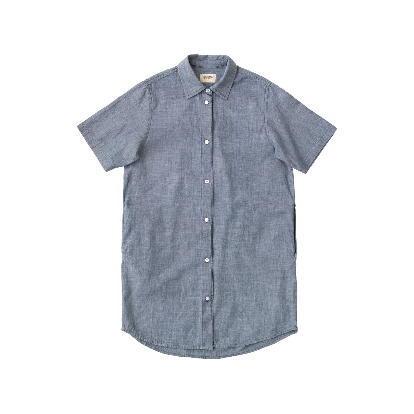 Robe chemise denim en coton bio - Tuva Tunic Chambray Denim