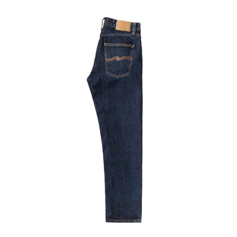 Jean droit bleu foncé en coton bio - Gritty Jackson Heavy Rinse