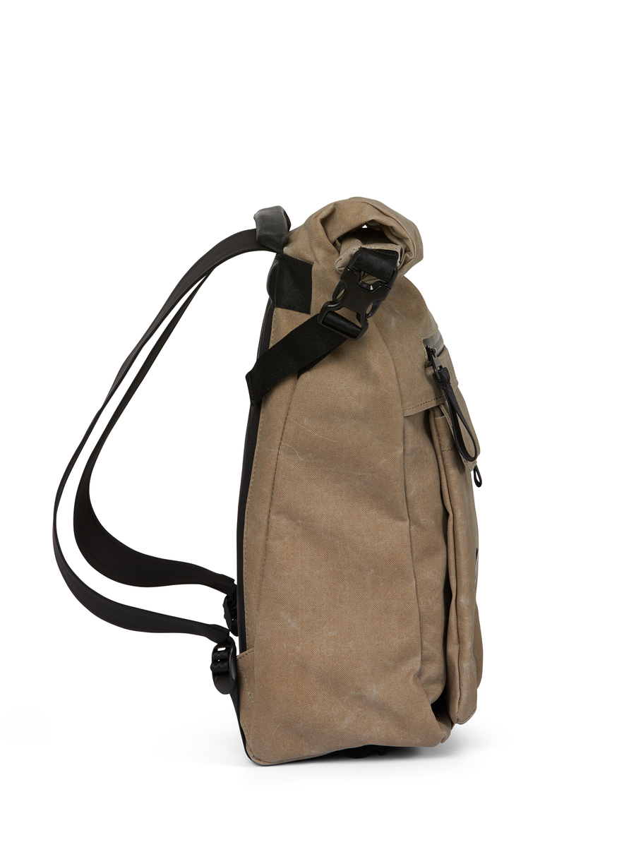 Sac à dos waxé marron recyclé - Carrik