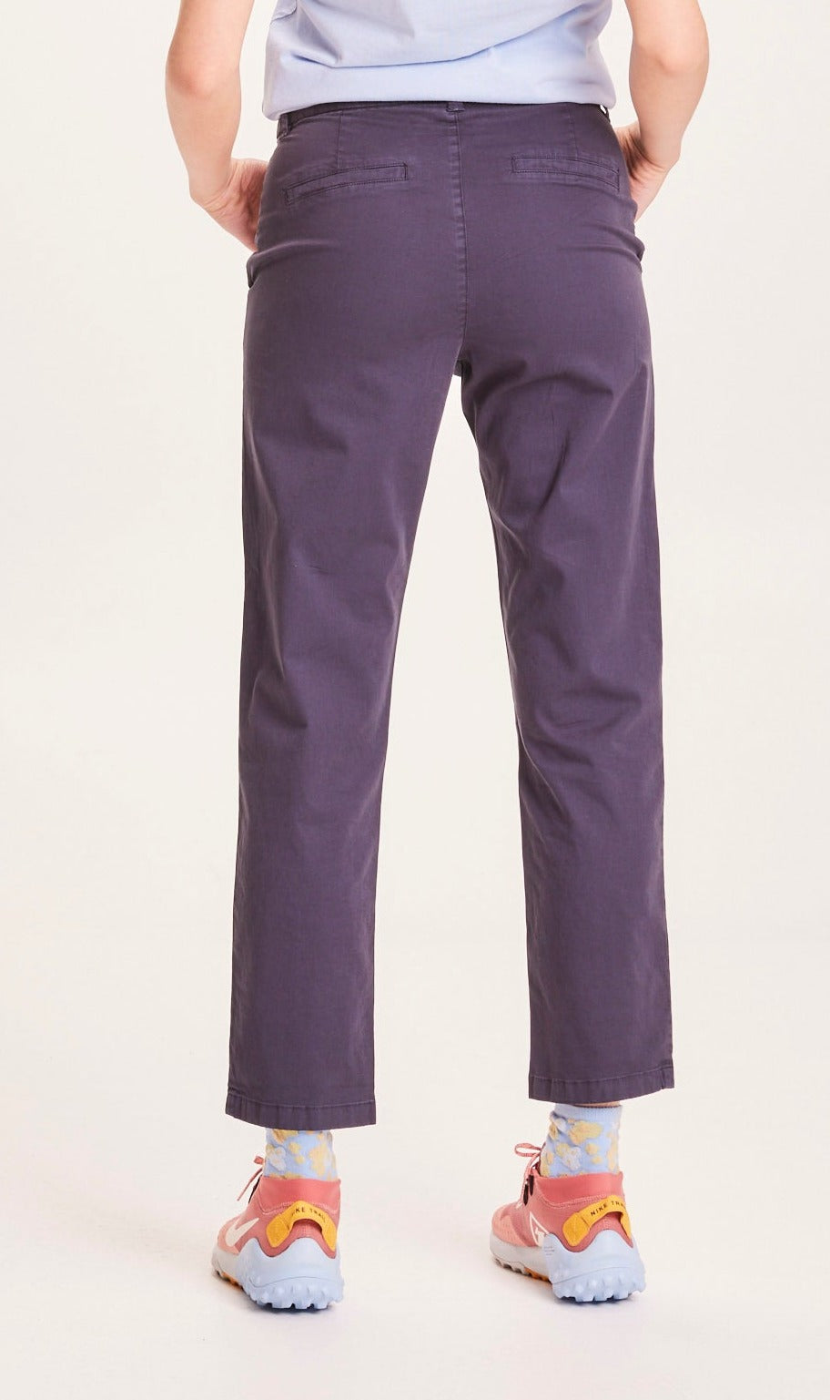 Chino bleu nuit en coton bio - Willow