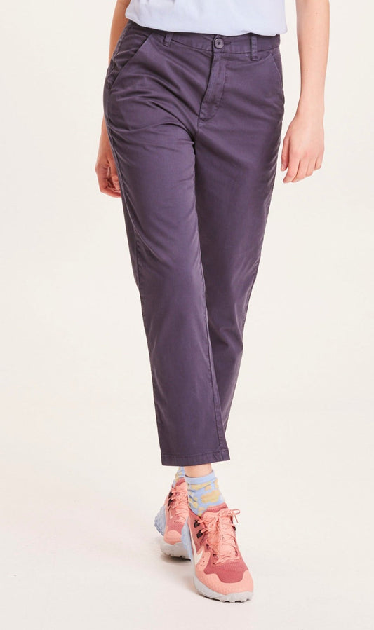Chino bleu nuit en coton bio - Willow
