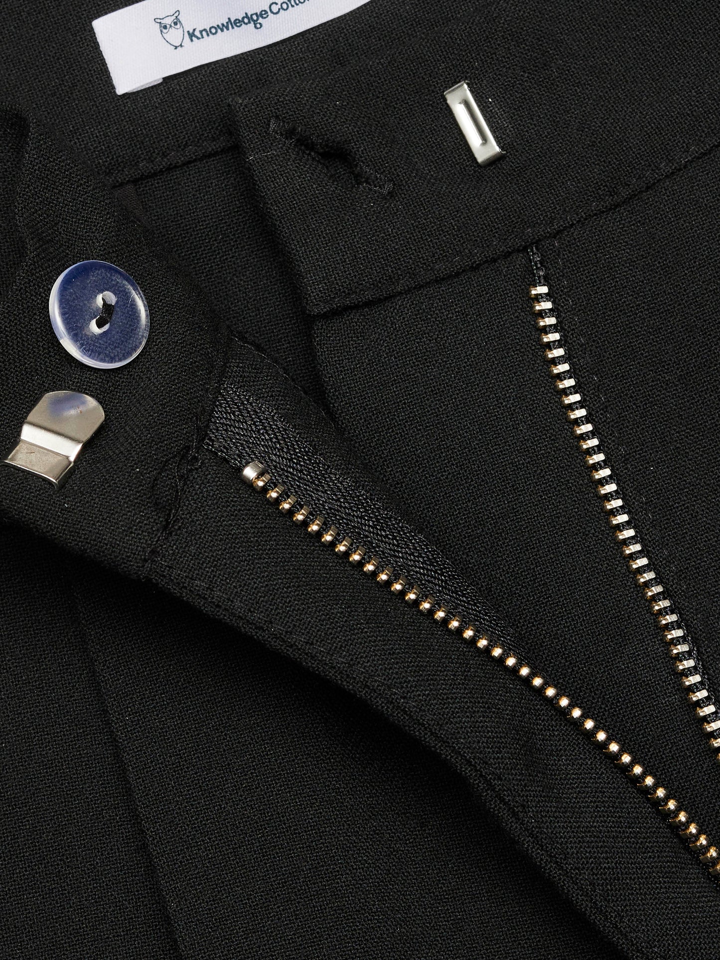 Pantalon a ample à pinces noir en recyclé - posey loose pant black jet