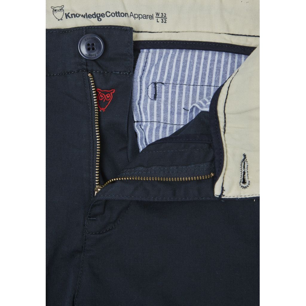 Chino marine en coton bio