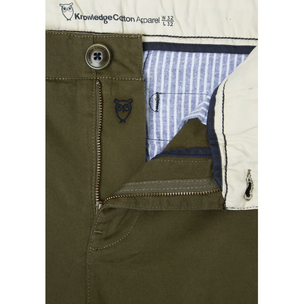 Pantalon kaki en coton bio