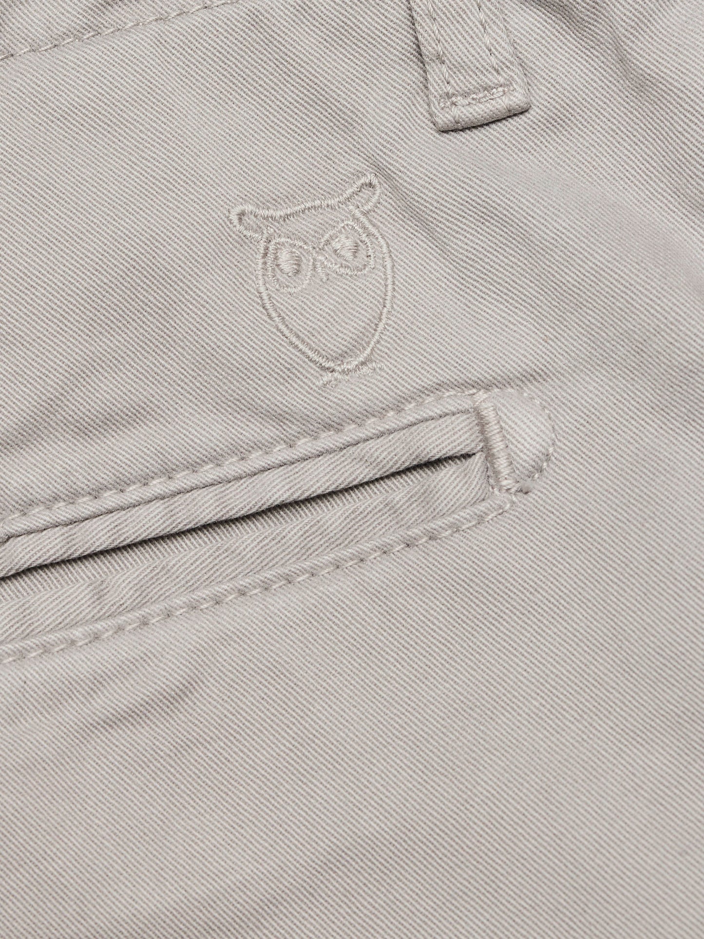Chino slim gris clair en coton bio - Joe