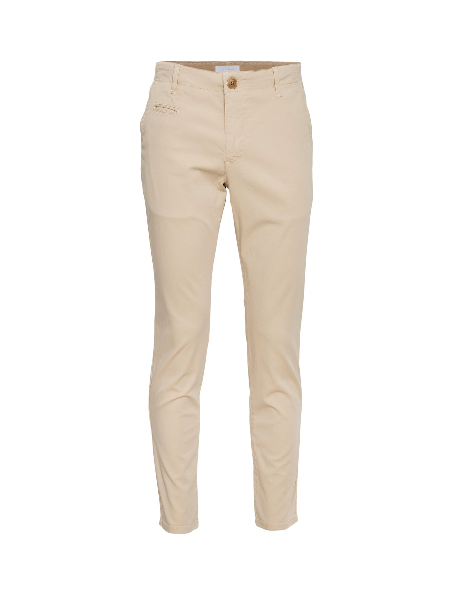 Chino slim beige en coton bio - Joe