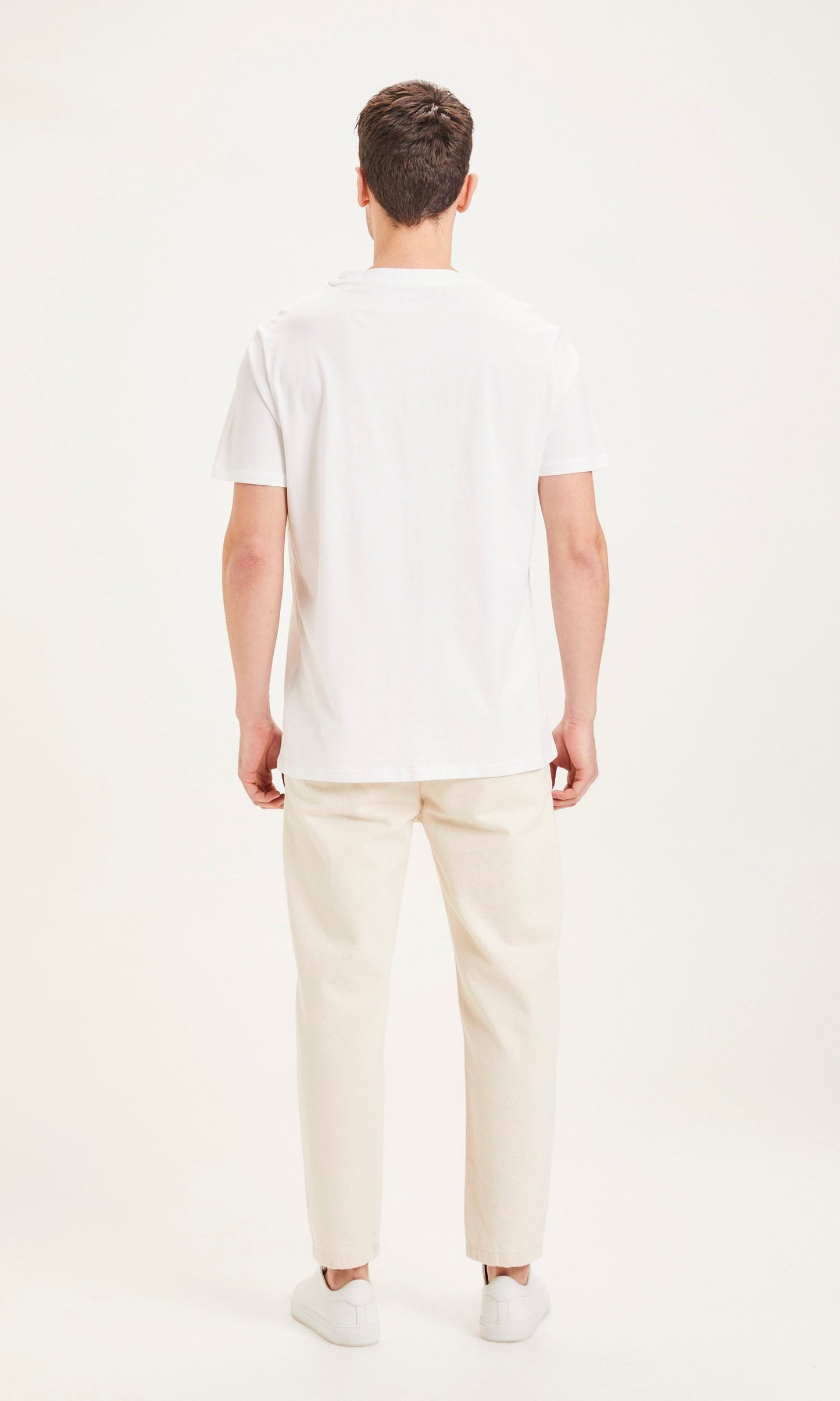 Pantalon ample écru en coton bio - bob