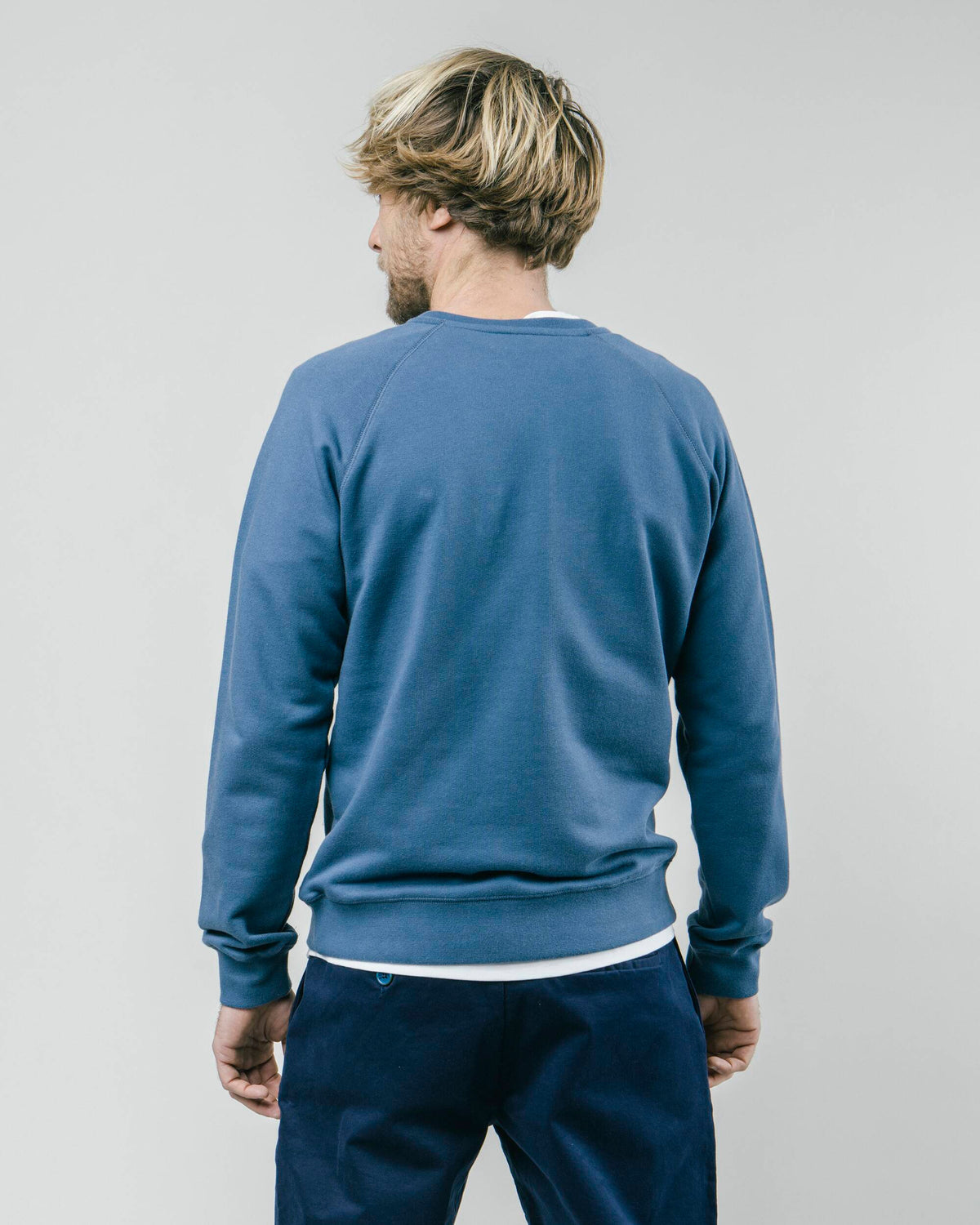 Sweat en coton bio | bleu "out of office sweatshirt - blue"