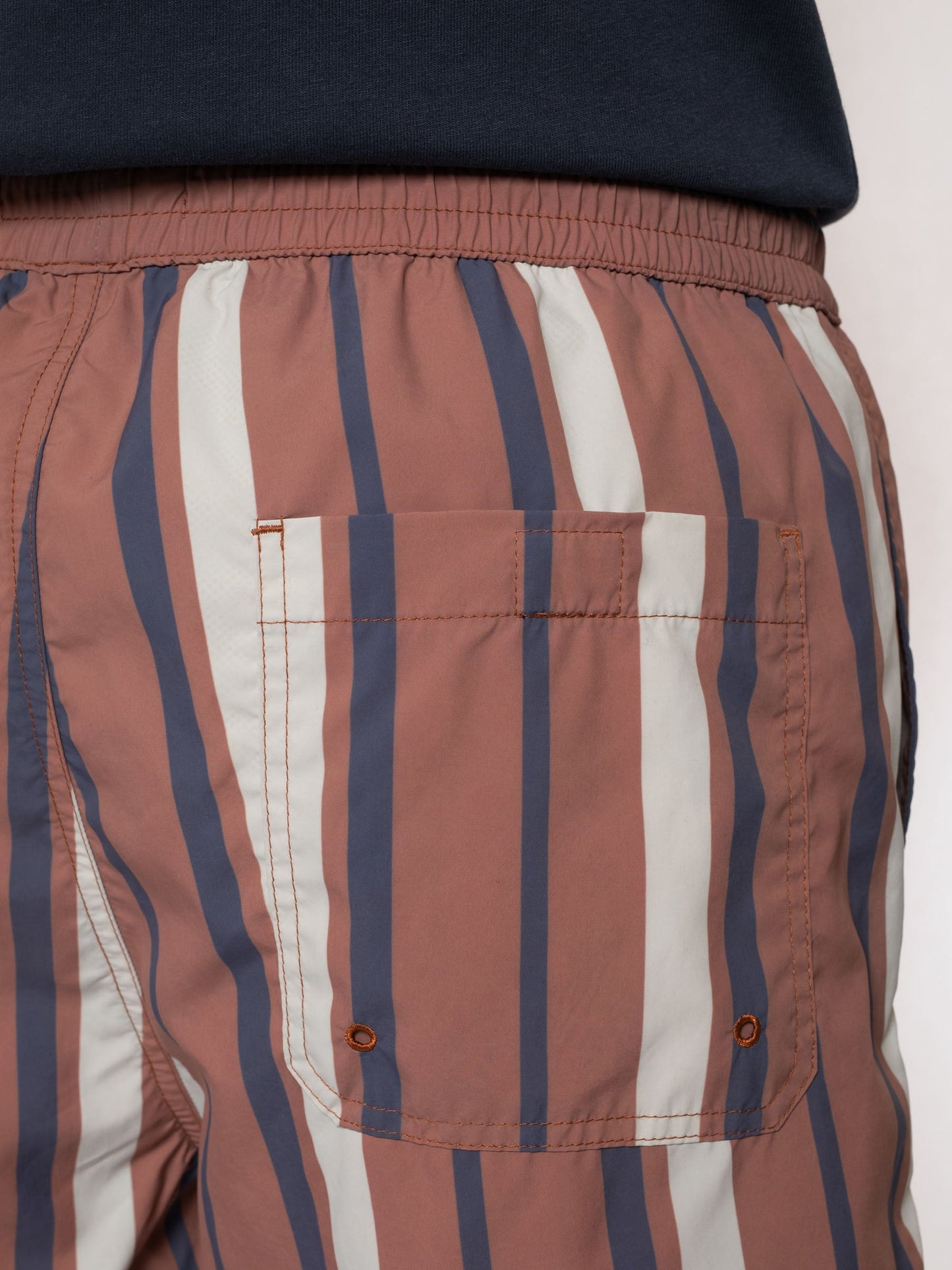 Short de bain en recyclé | Rayé multicolore  "swim trunks camping multi"