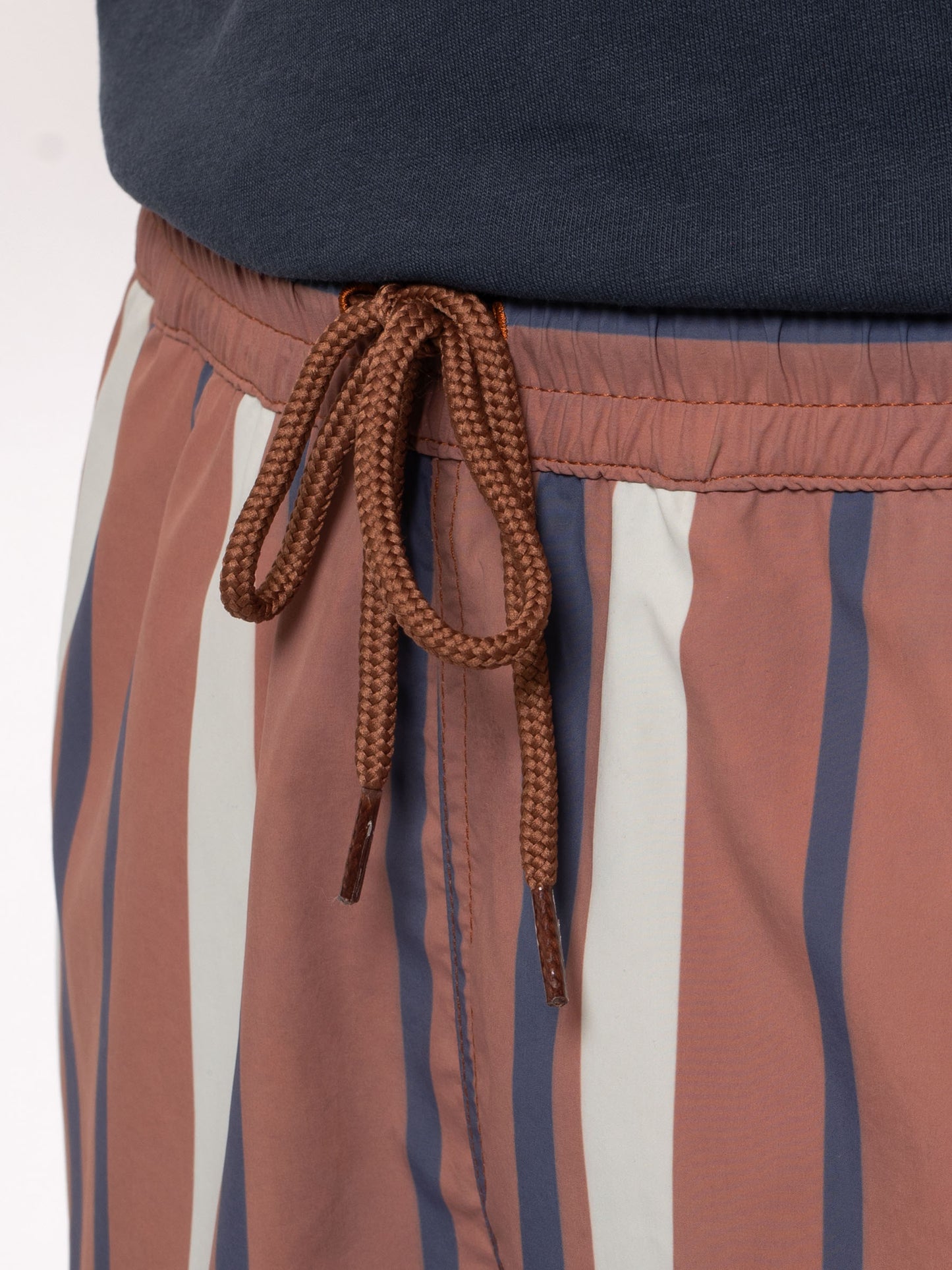 Short de bain en recyclé | Rayé multicolore  "swim trunks camping multi"