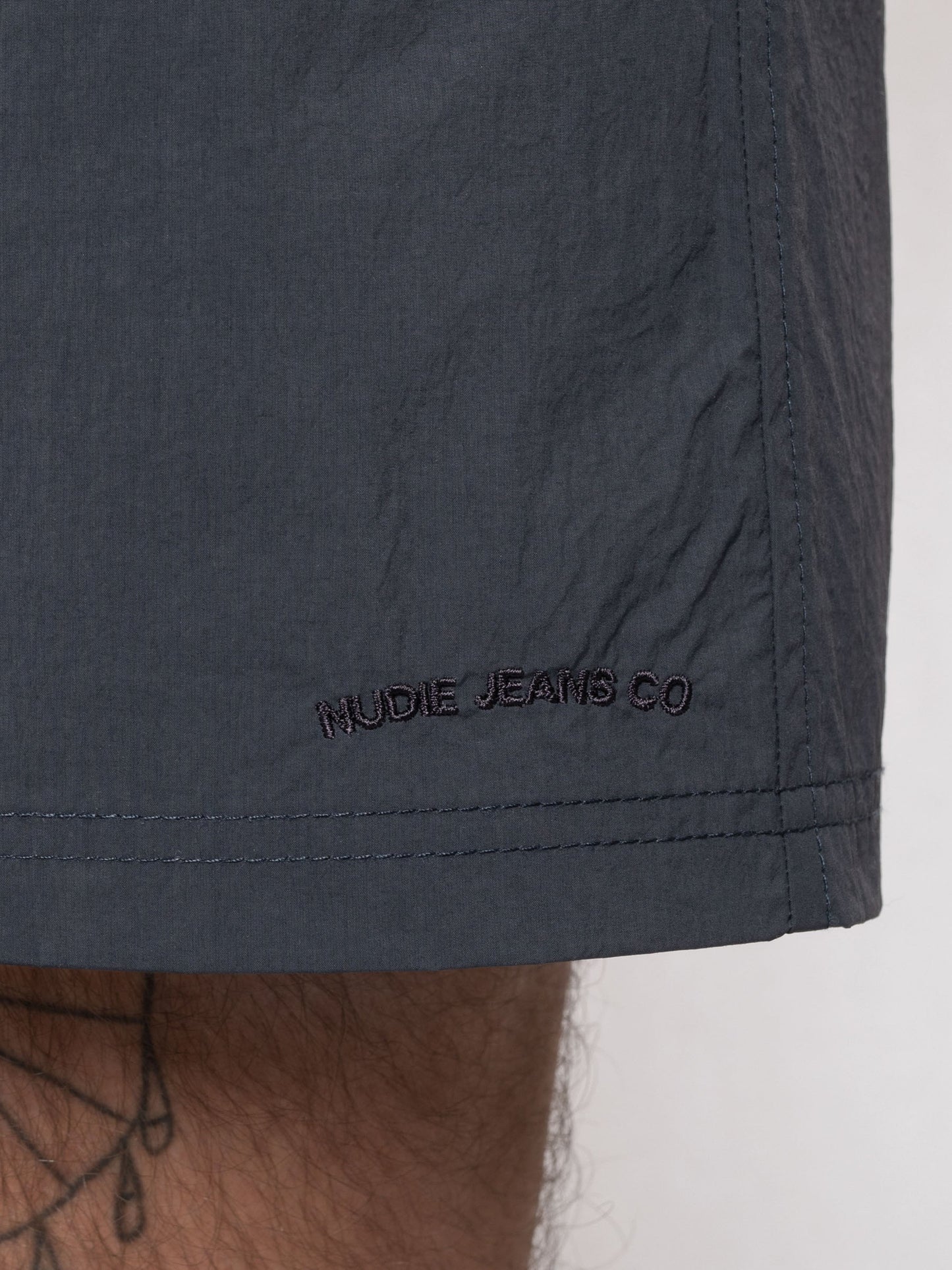Short de bain en recyclé | Marine "swim trunks solid"