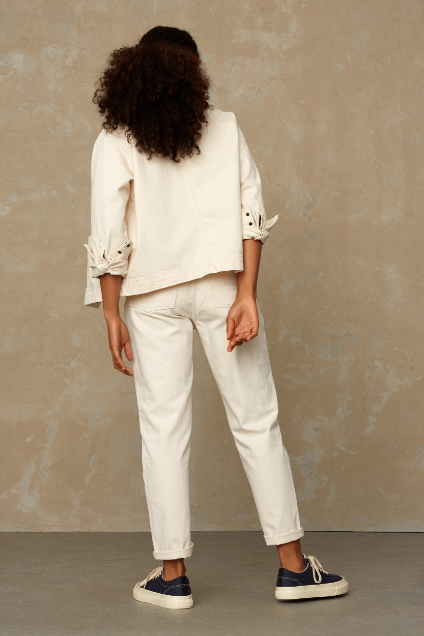 Veste écrue en coton bio - ota