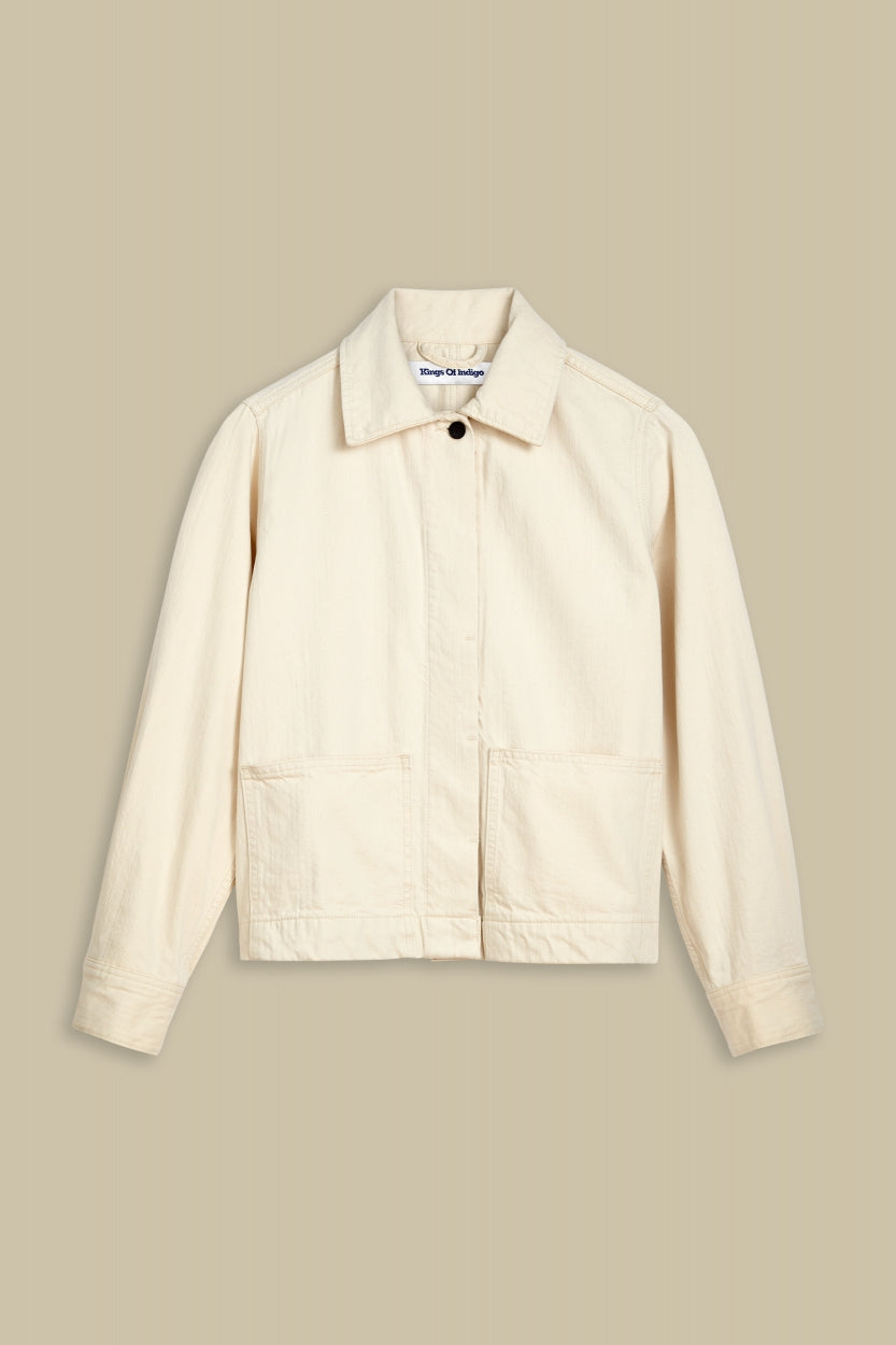 Veste écrue en coton bio - ota