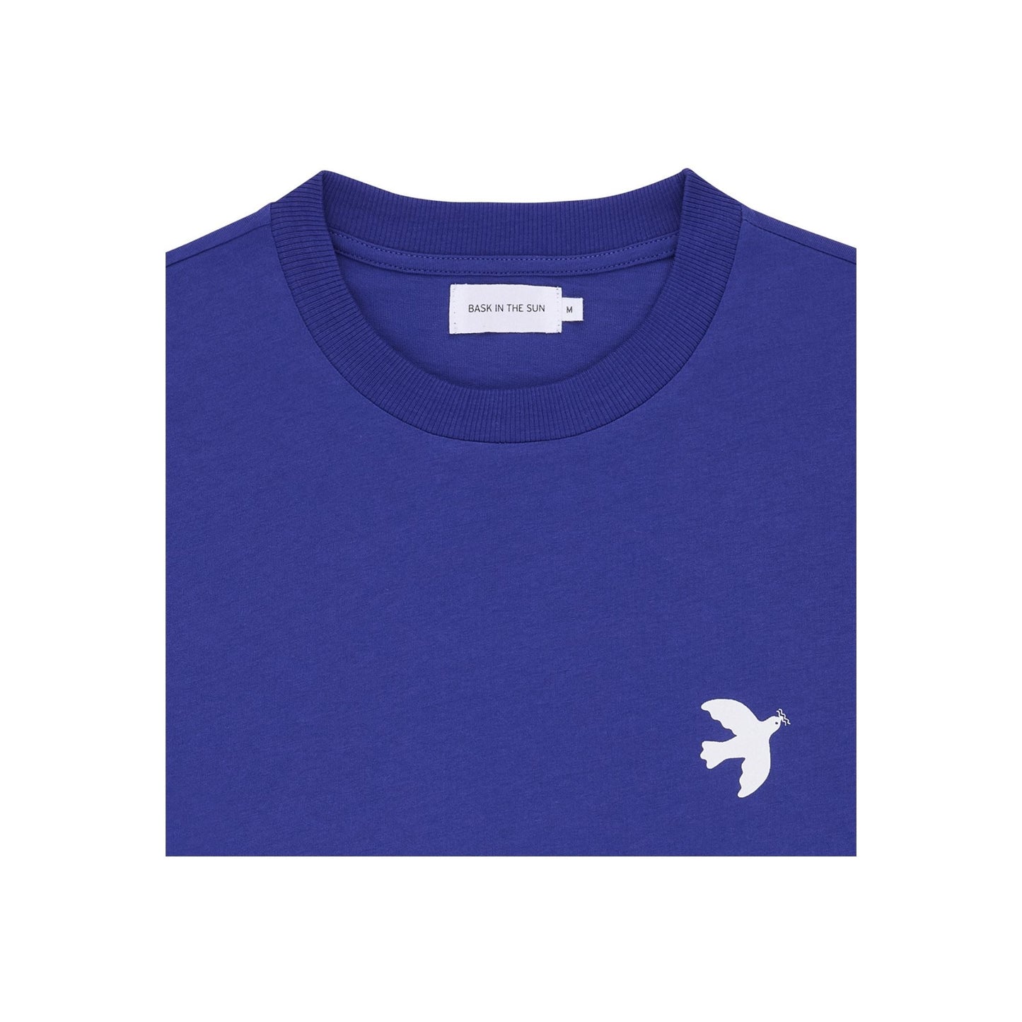 T-shirt imprimé en coton bio | bleu "outremer out tee"