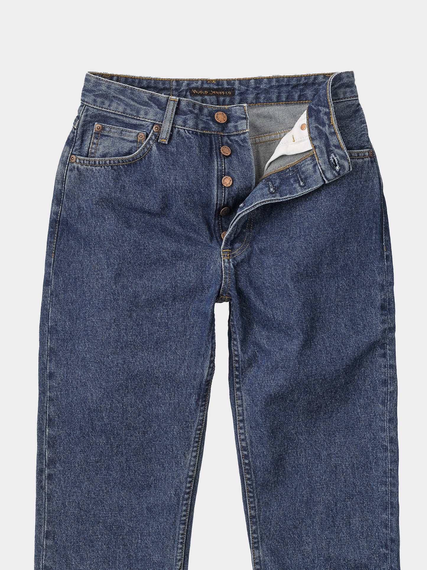 Jean mom en coton bio et recyclé | bleu foncé "breezy britt 90s stone"