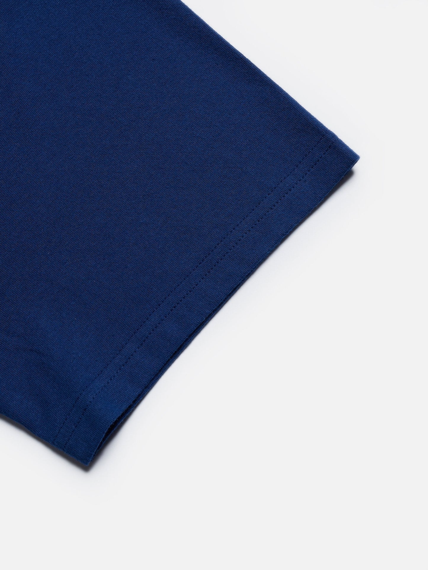 T-shirt à poche bleu en coton bio - leffe pocket tee french bue