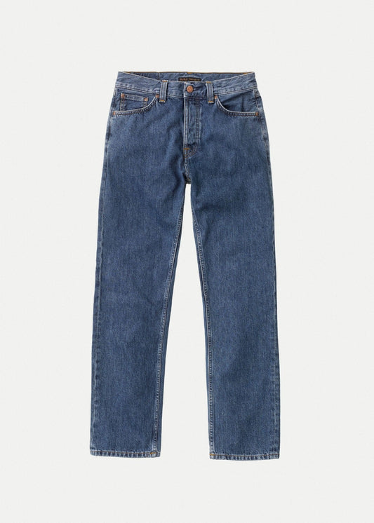 Jean droit en coton bio | Bleu "rad rufus monday blues"
