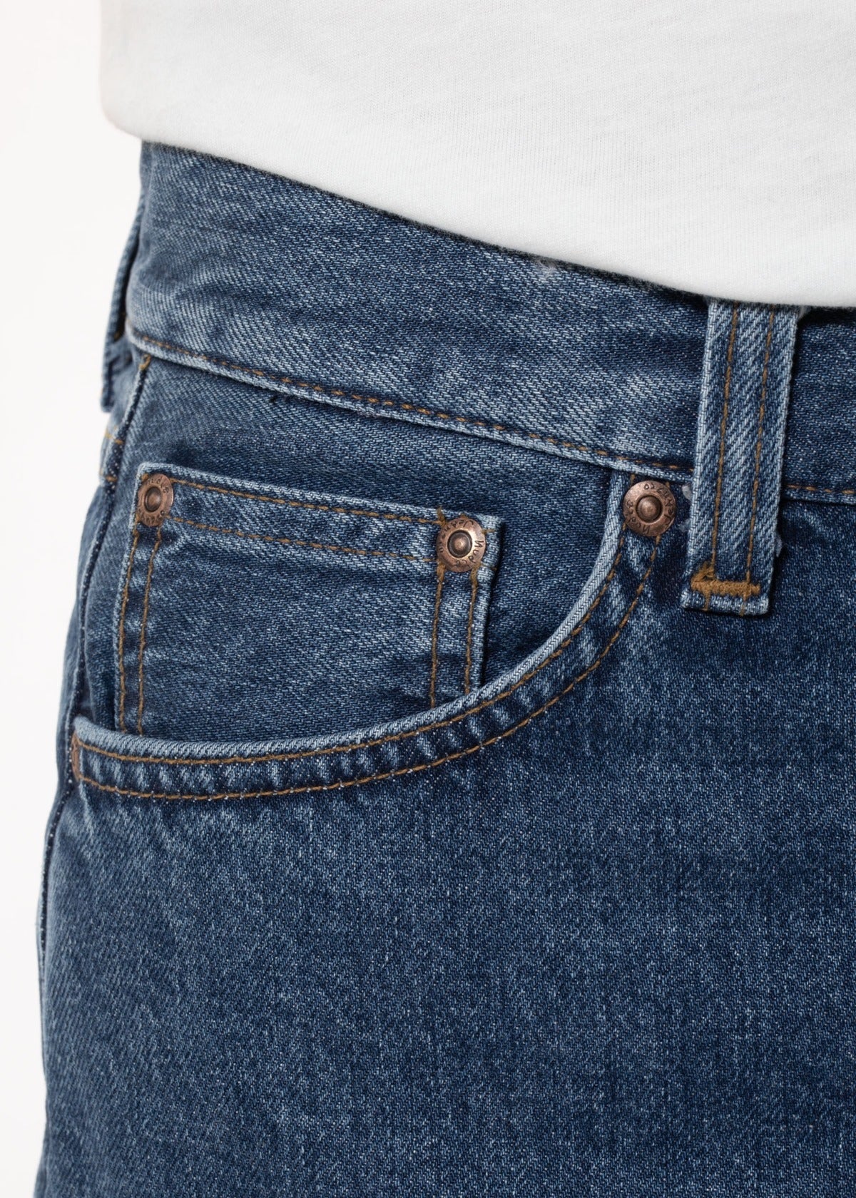 Jean droit en coton bio | Bleu "rad rufus monday blues"