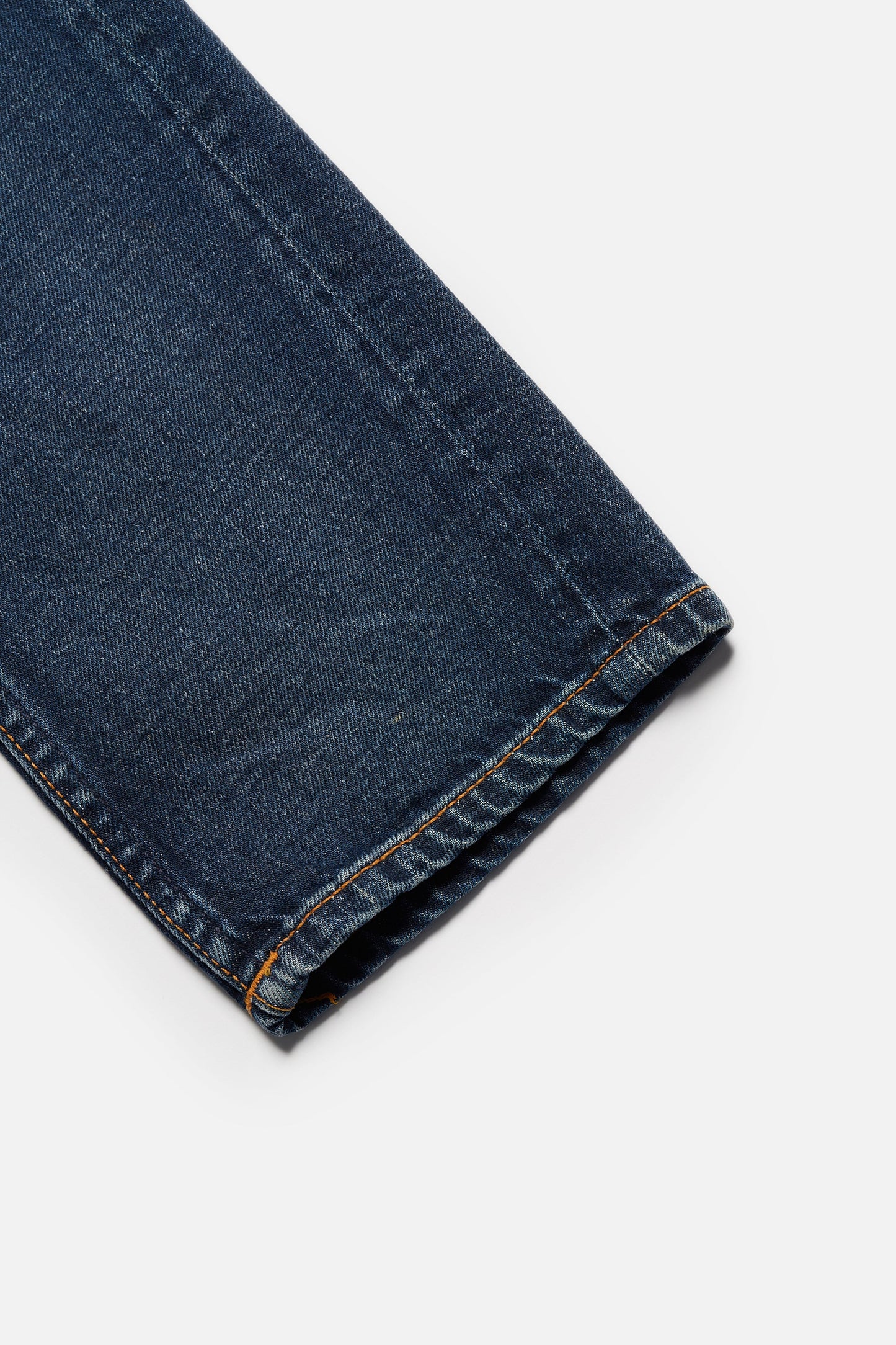 Jean slim en coton bio | bleu délavé "lean dean troubled sea"